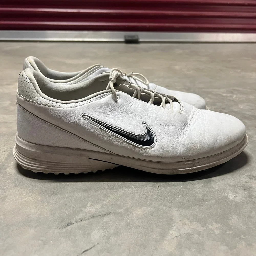 Nike Air Zoom Victory Tour 3 White Black Leather Golf Shoes FZ4155-100 Mens 13